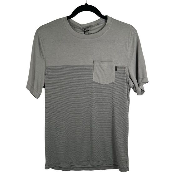 Prana Mens Milo Shirt Grey NWT - Picture 1 of 7